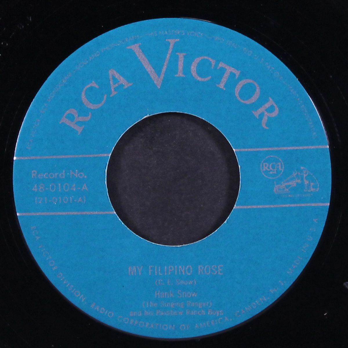 my filipino rose by HANK SNOW
