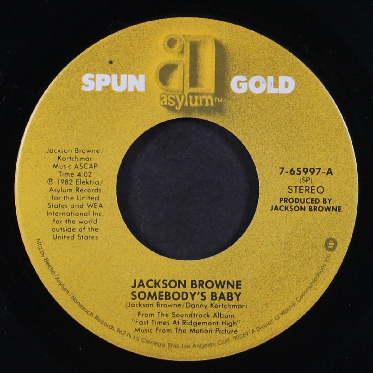 somebody's baby / redneck friend by JACKSON BROWNE