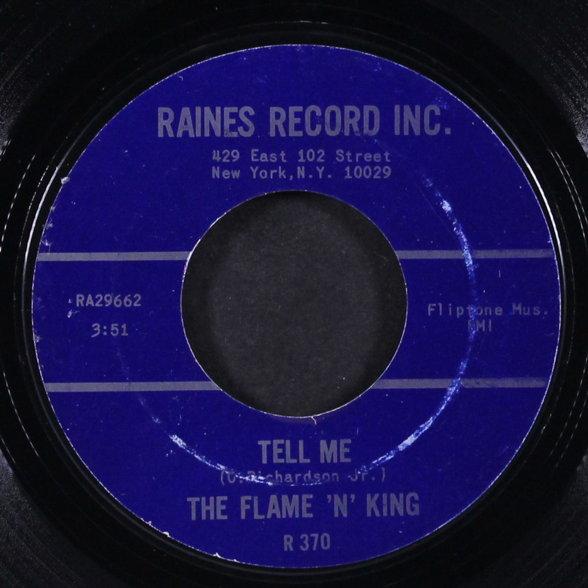 tell me / the whip by FLAME 'N' KING