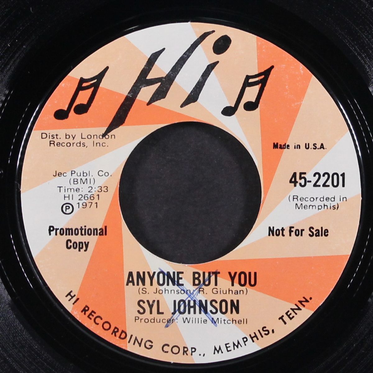 the love you left behind / anyone but you by SYL JOHNSON