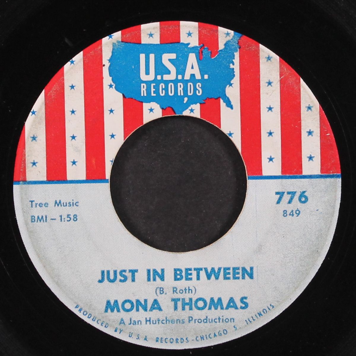 there he goes / just in between by MONA THOMAS