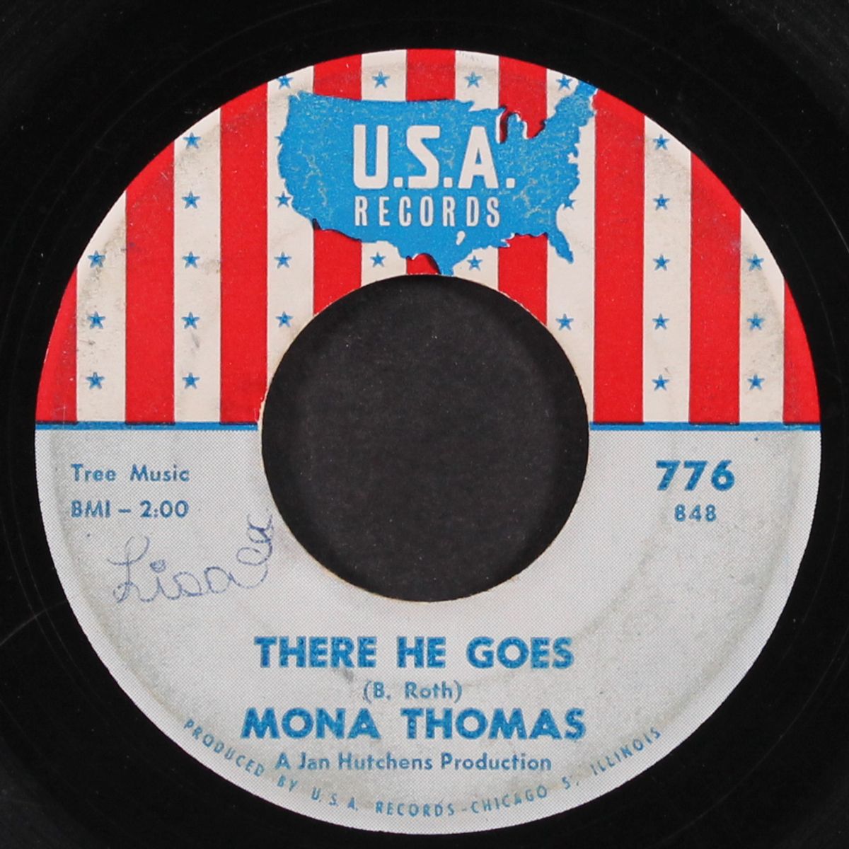 there he goes / just in between by MONA THOMAS