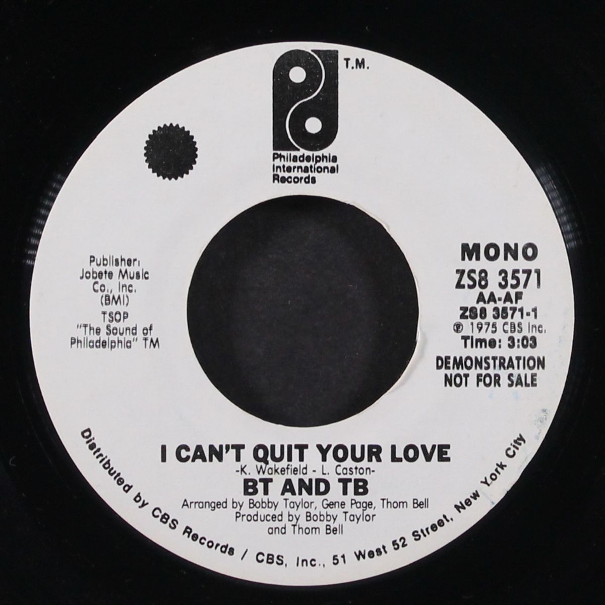 i can't quit your love by BT AND TB