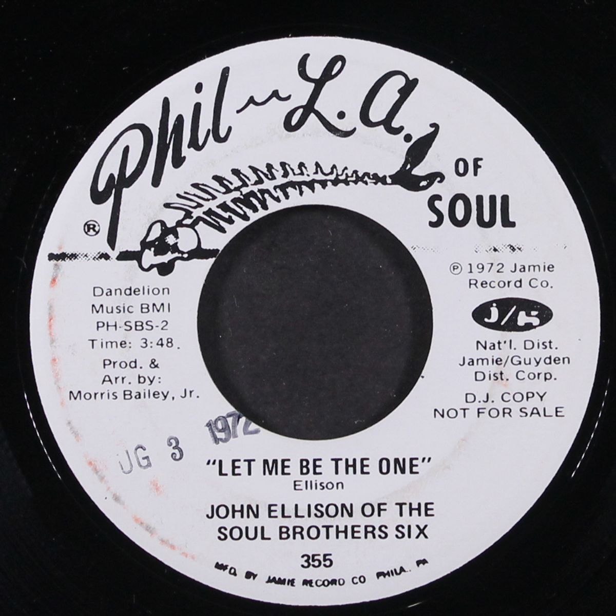 let me be the one / funky funky way of makin love by JOHN ELLISON