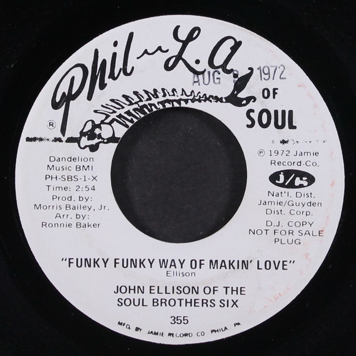 let me be the one / funky funky way of makin love by JOHN ELLISON