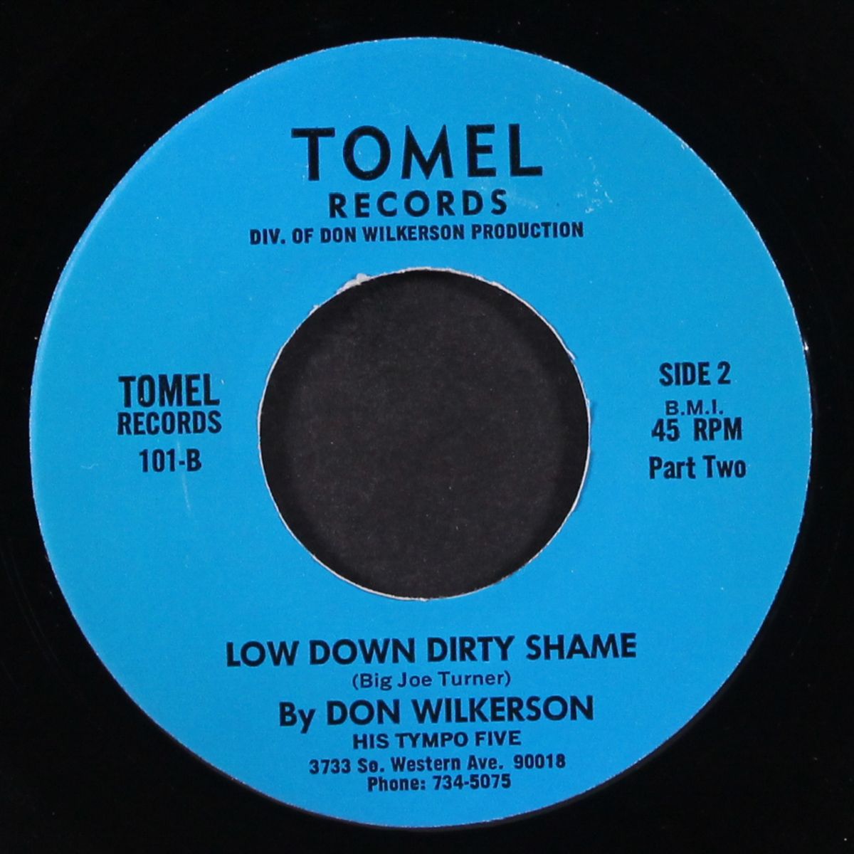 low down dirty shame / part 2 by DON WILKERSON
