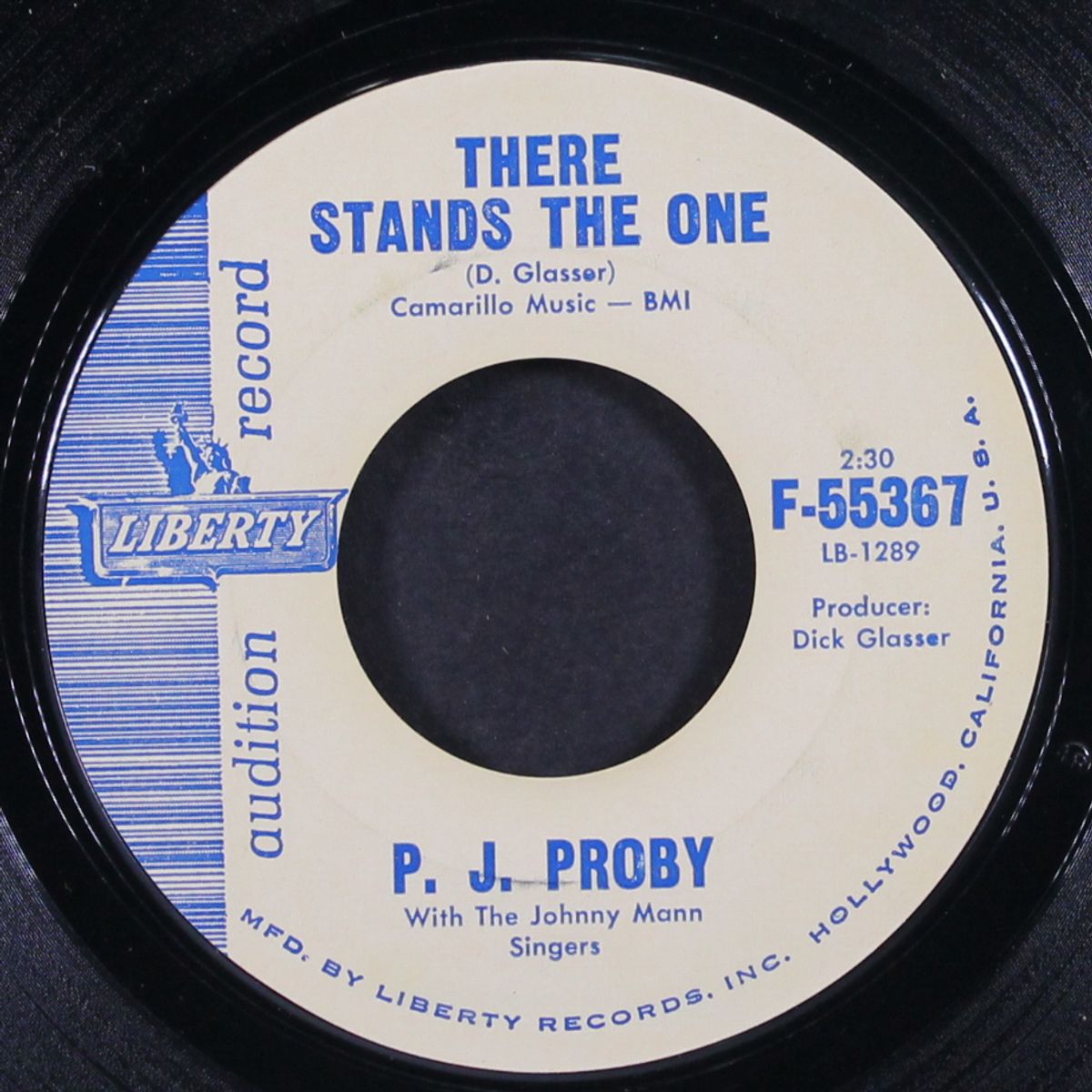 there stands the one / try to forget her by P.J. PROBY