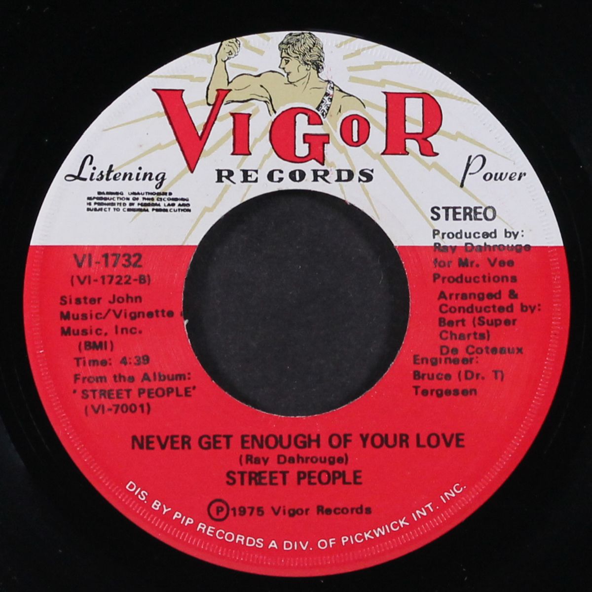 i wanna spend my whole life with you / never get enough of your love by STREET PEOPLE