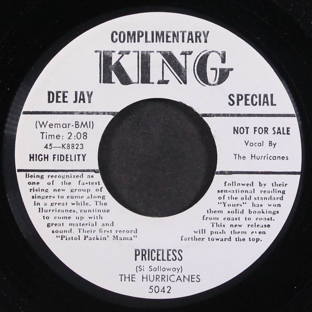 priceless / now that i need you by HURRICANES