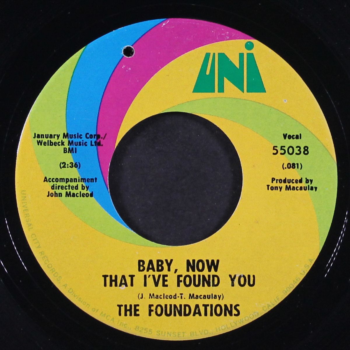 baby, now that i've found you / come on back to me by FOUNDATIONS