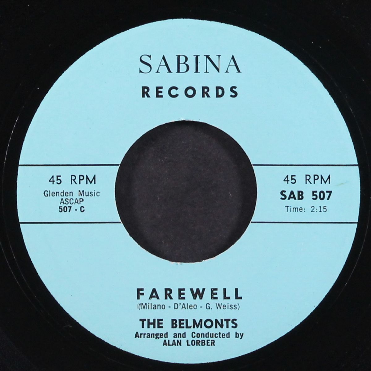 farewell / diddle-dee-dum by BELMONTS