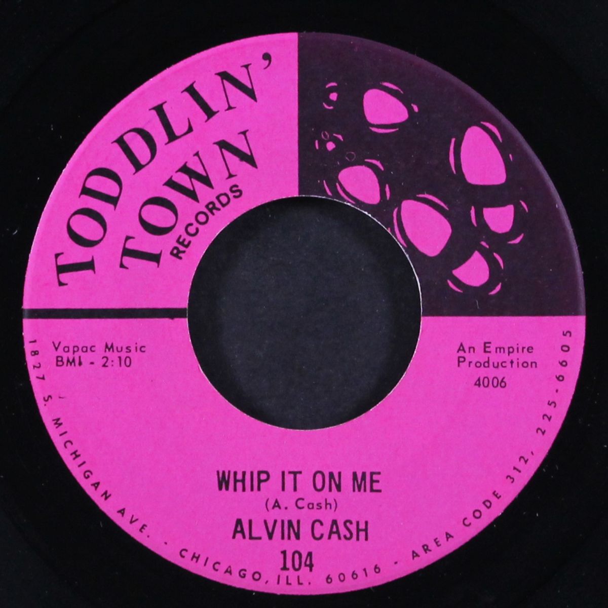 alvin's bag / whip it on me by ALVIN CASH