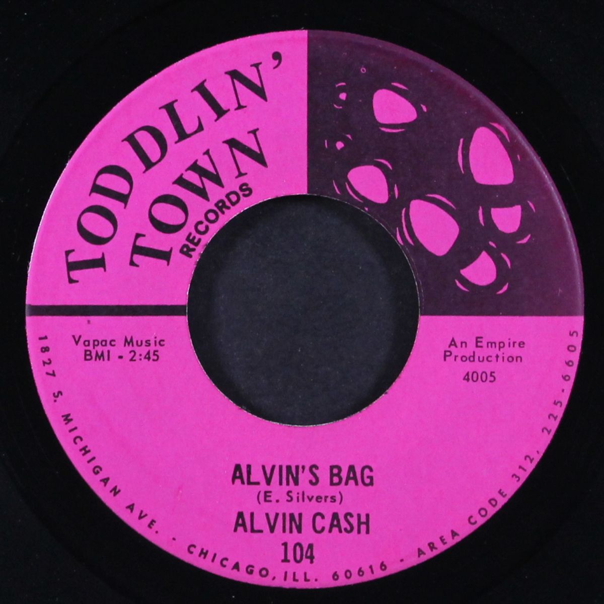 alvin's bag / whip it on me by ALVIN CASH