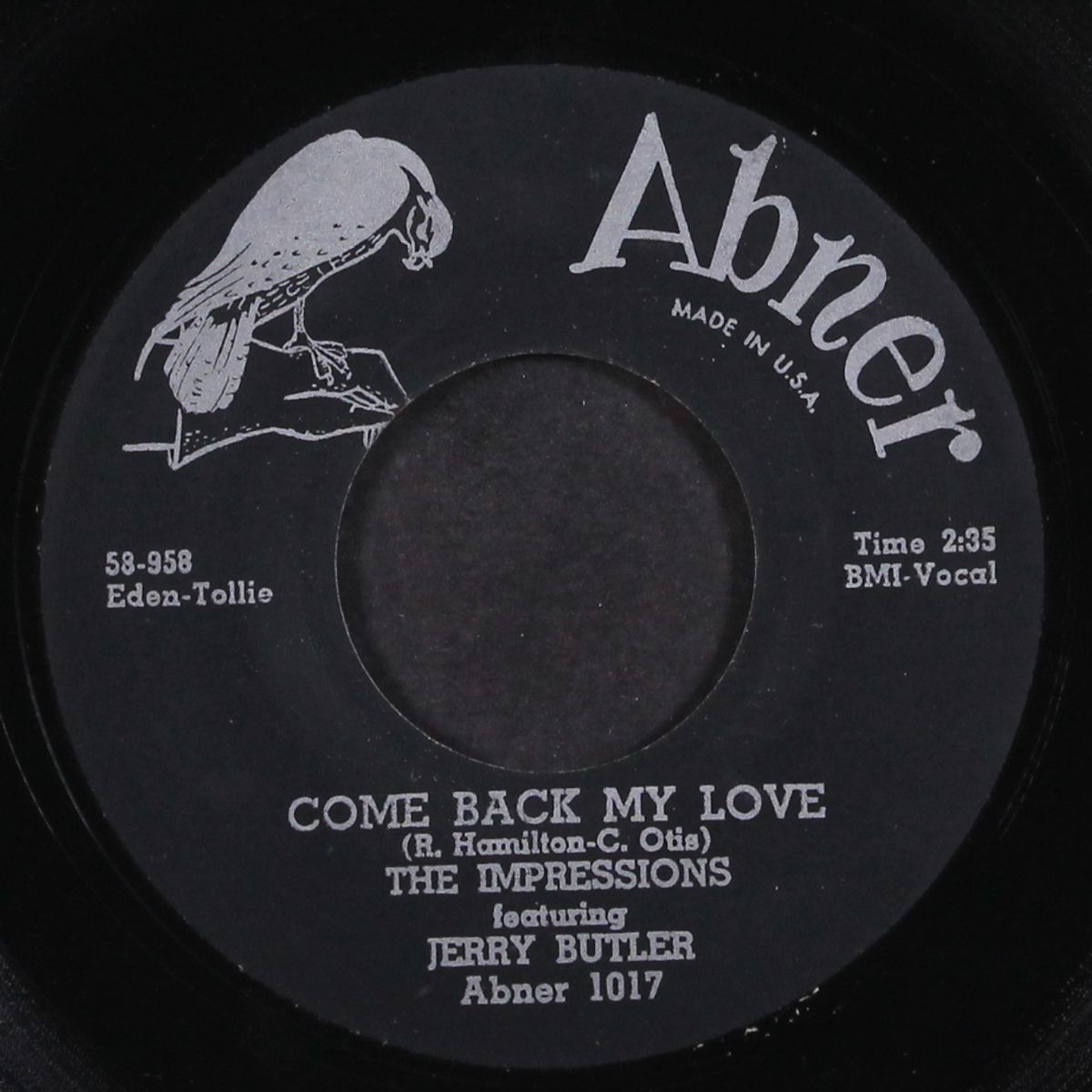 come back my love / love me by IMPRESSIONS & JERRY BUTLER