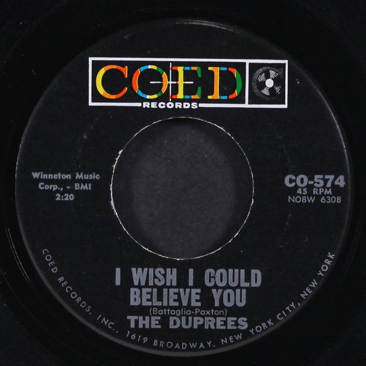 i wish i could believe you / i'd rather be here in your arms by DUPREES