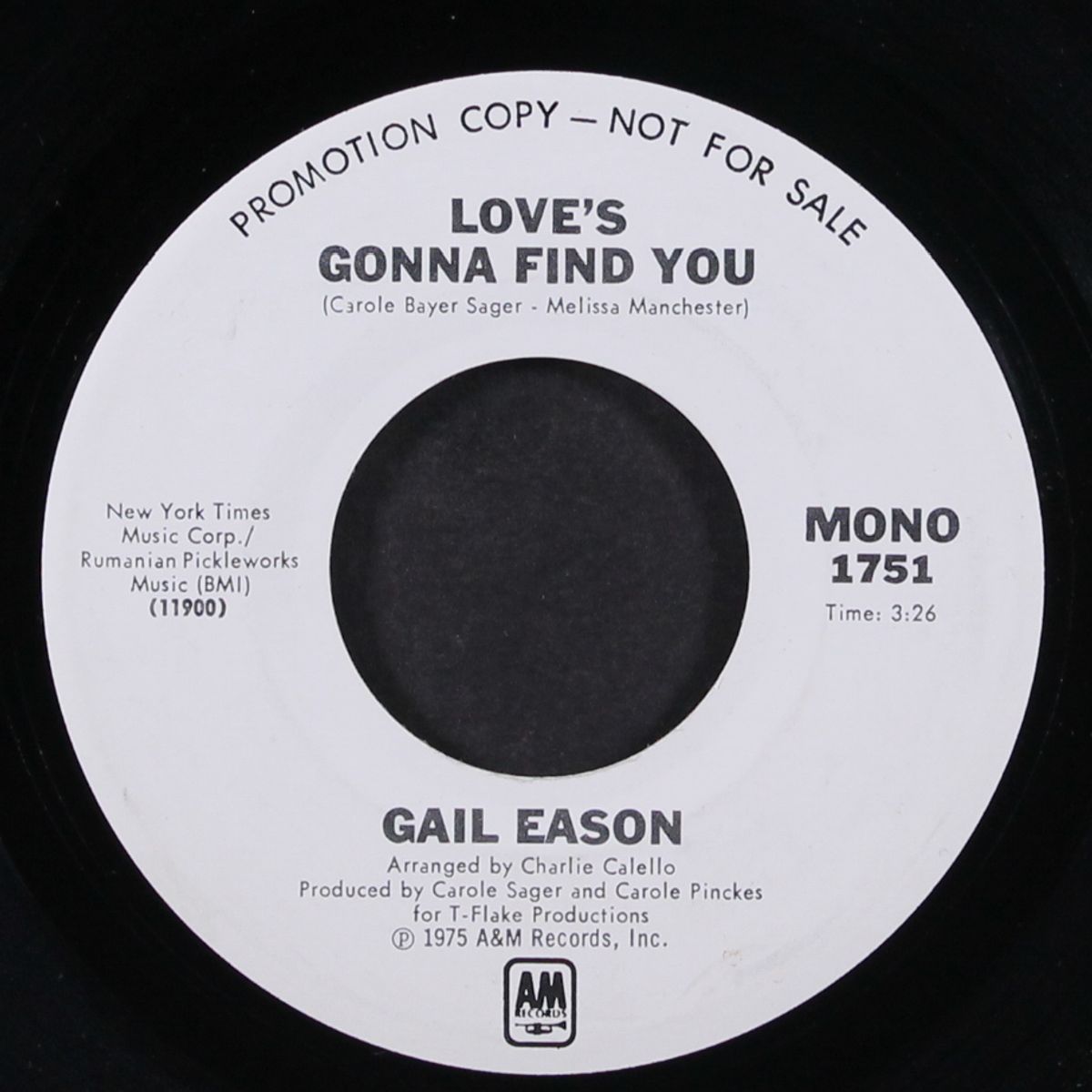 love's gonna find you / mono by GAIL EASON