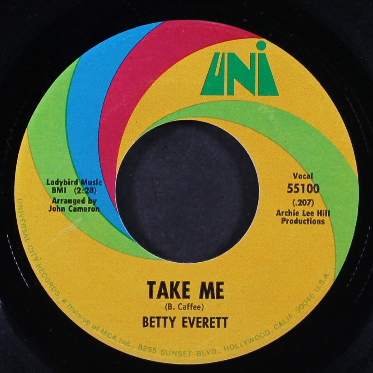 there'll come a time / take me by BETTY EVERETT