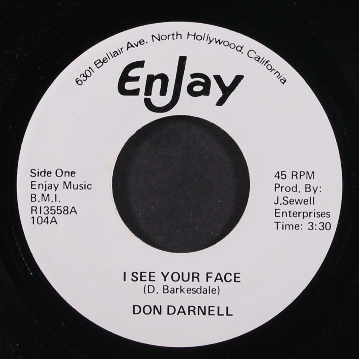 i see your face / i need you so by DON DARNELL