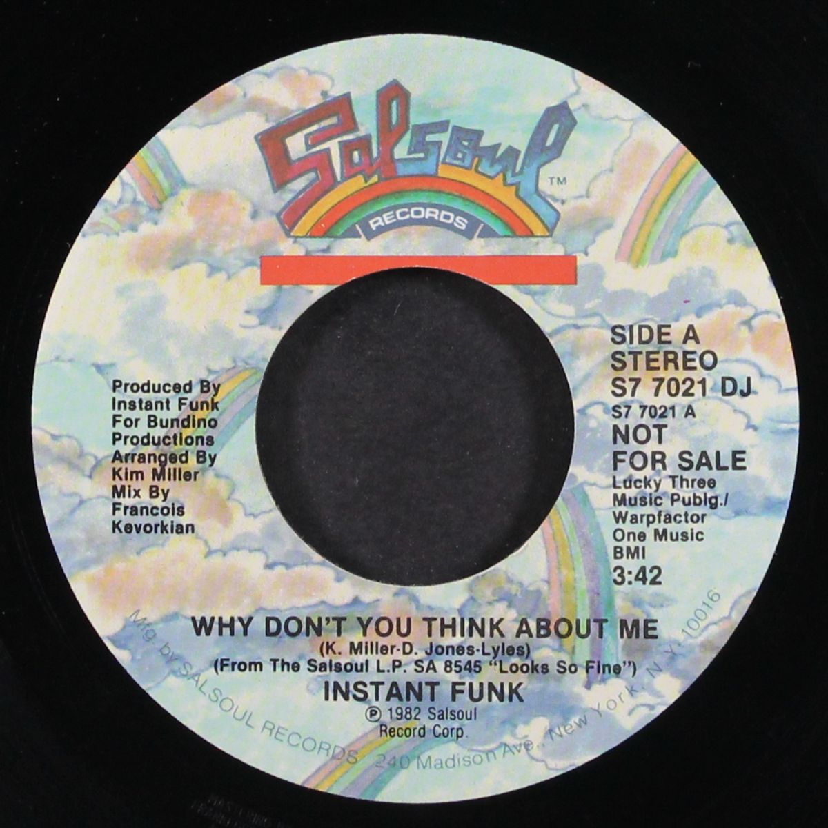why don't you think about me / mono by INSTANT FUNK
