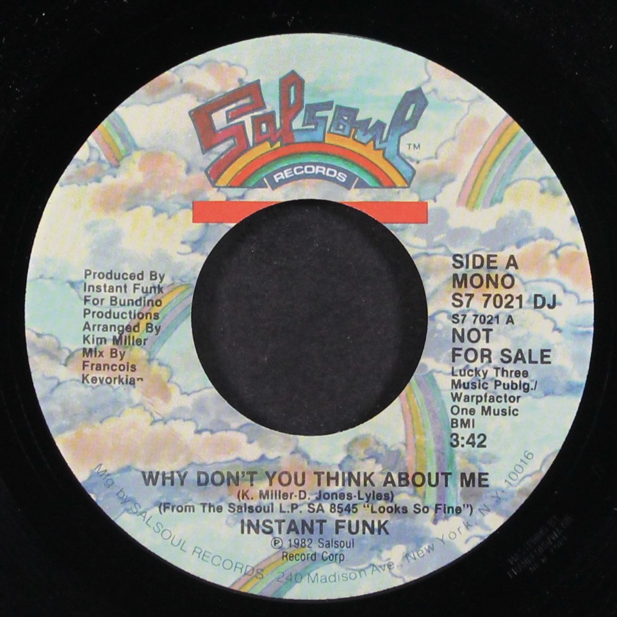 why don't you think about me / mono by INSTANT FUNK