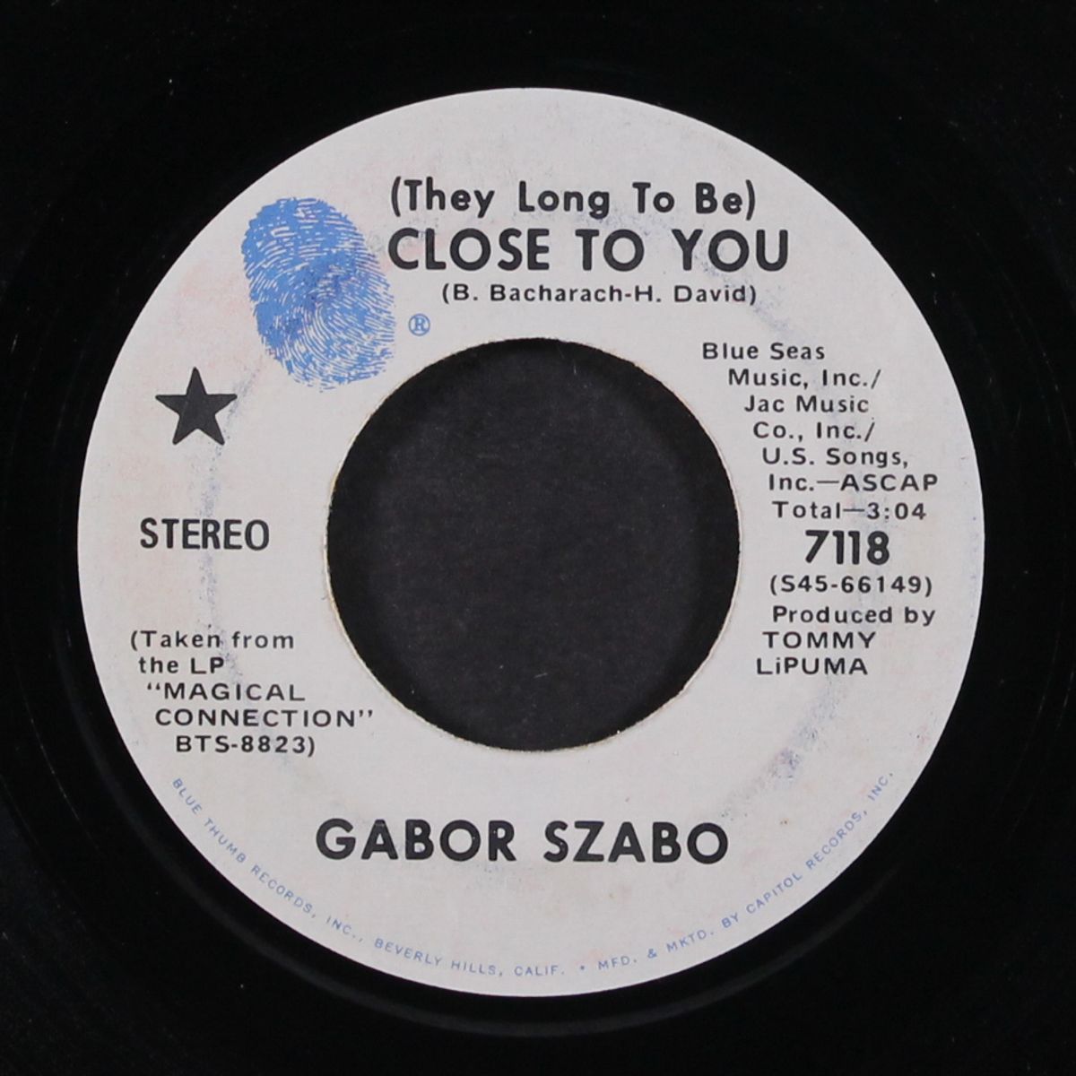 close to you / love theme from spartacus by GABOR SZABO