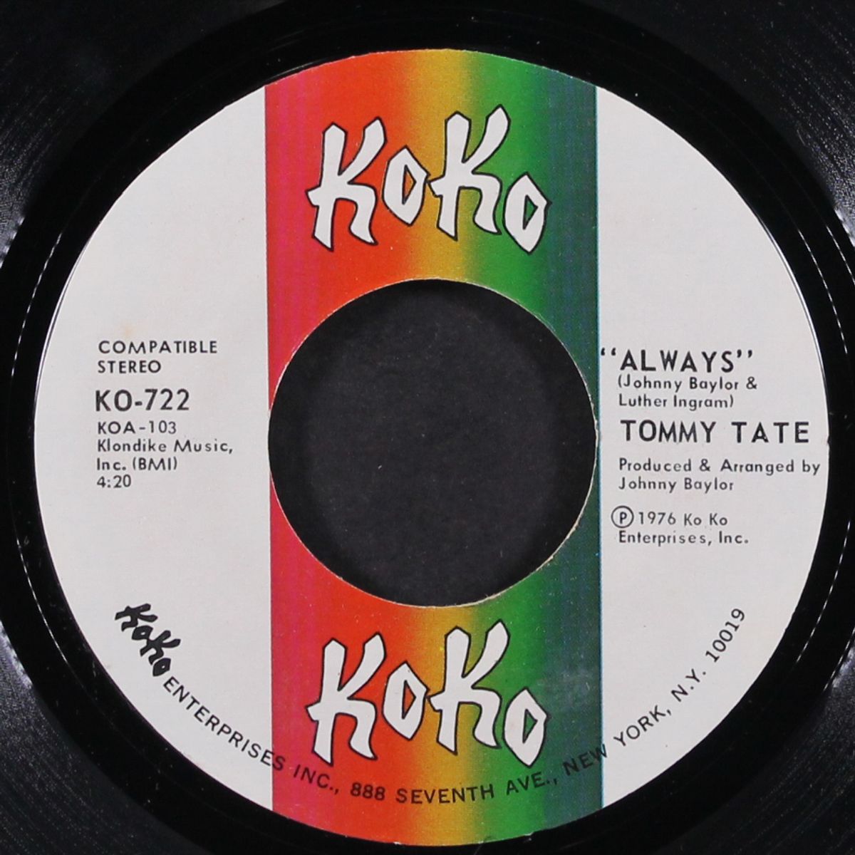 hardtimes s.o.s. / always by TOMMY TATE