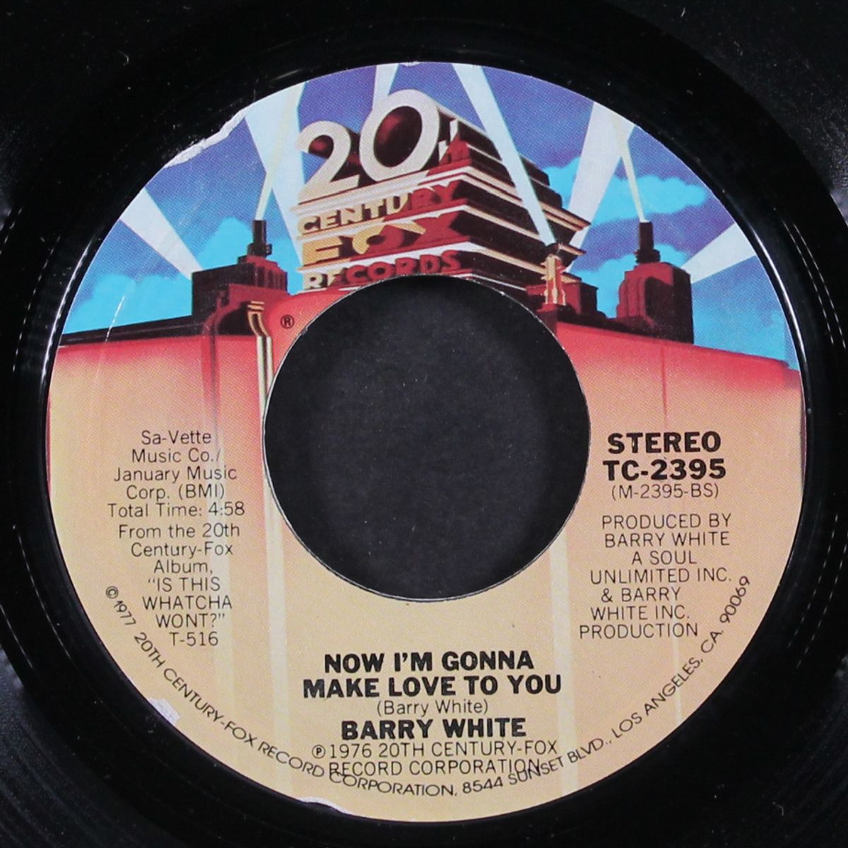 just the way you are / now i'm gonna make love to you by BARRY WHITE
