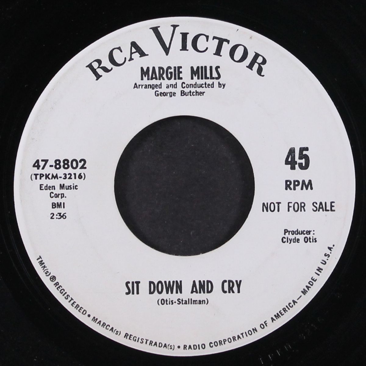 you'll know i'm around / sit down and cry by MARGIE MILLS
