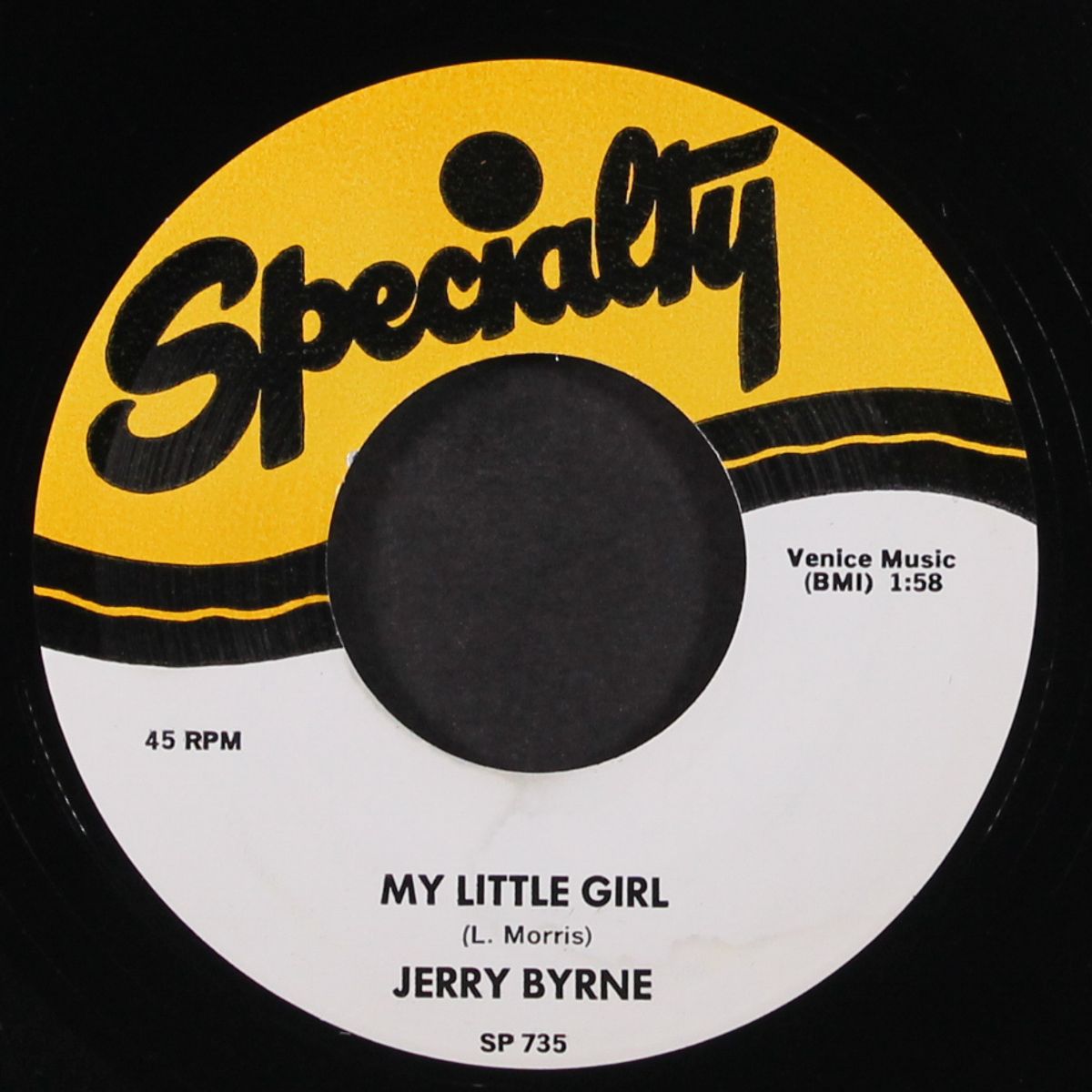 i can't say no / my little girl by JERRY BYRNE