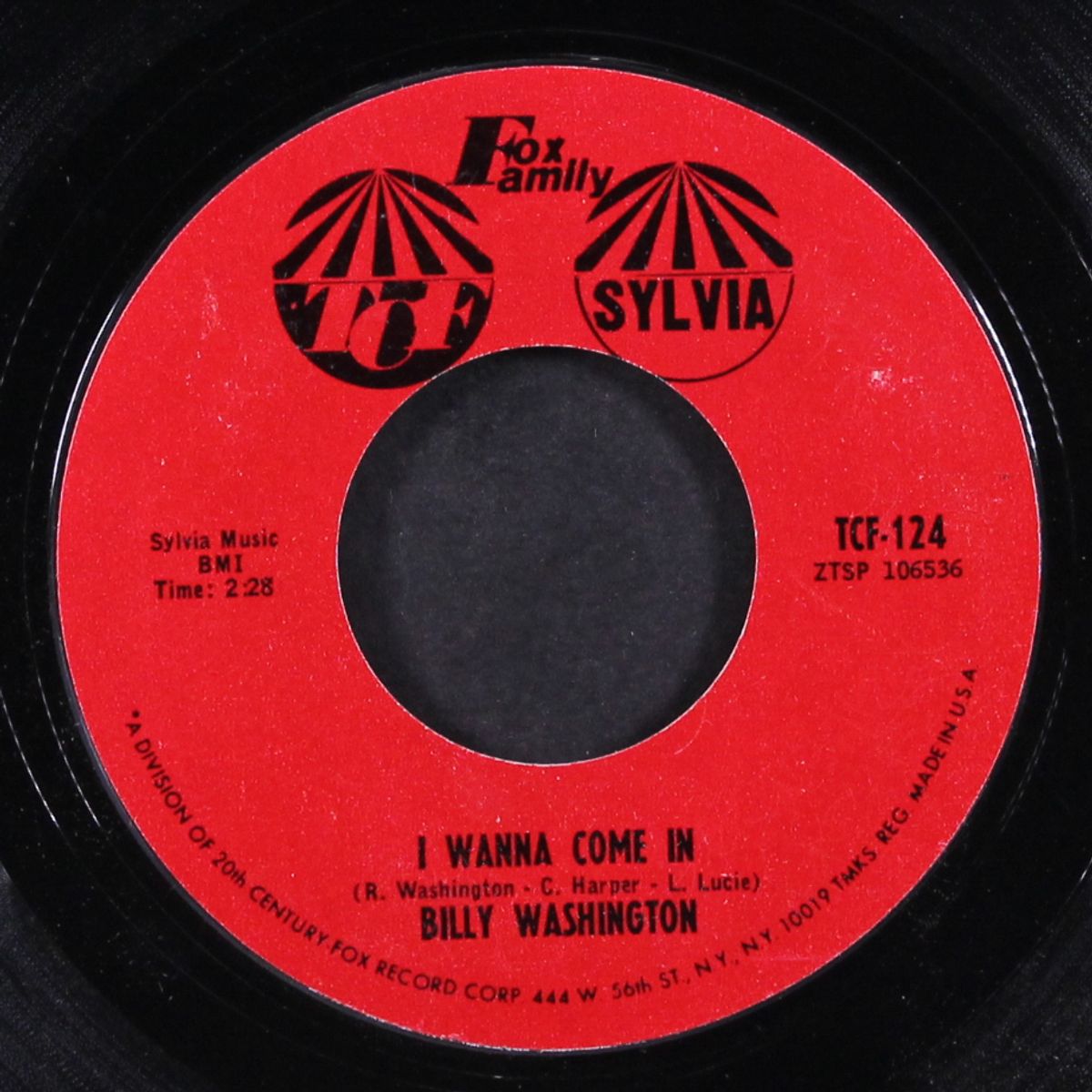 later for romance / i wanna come in by BILLY WASHINGTON