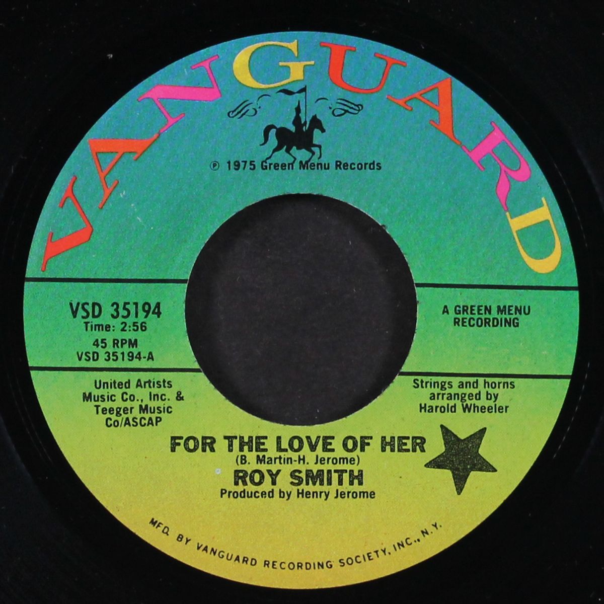 for the love of her / goin' south by ROY SMITH
