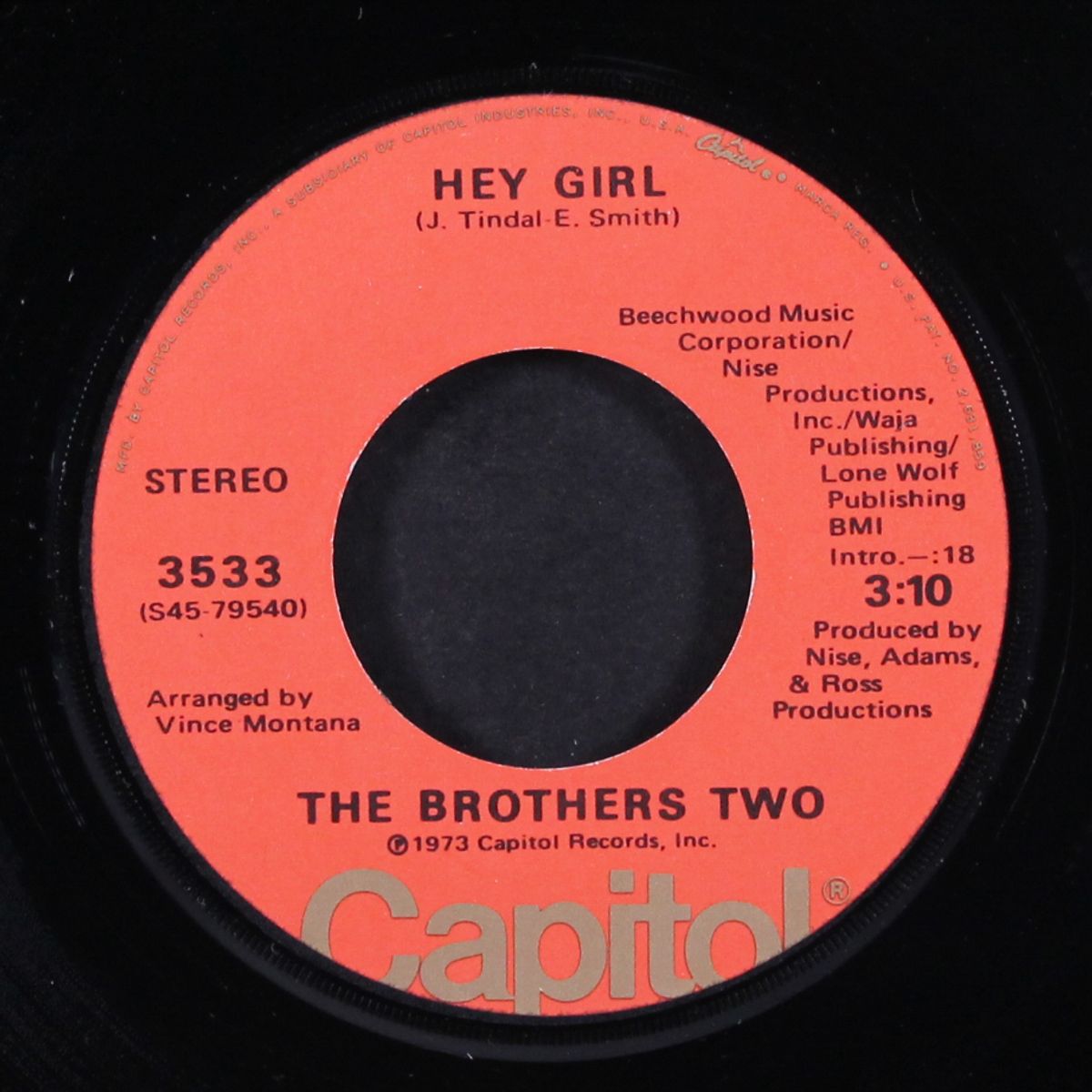 hey girl / do you feel it by BROTHERS TWO