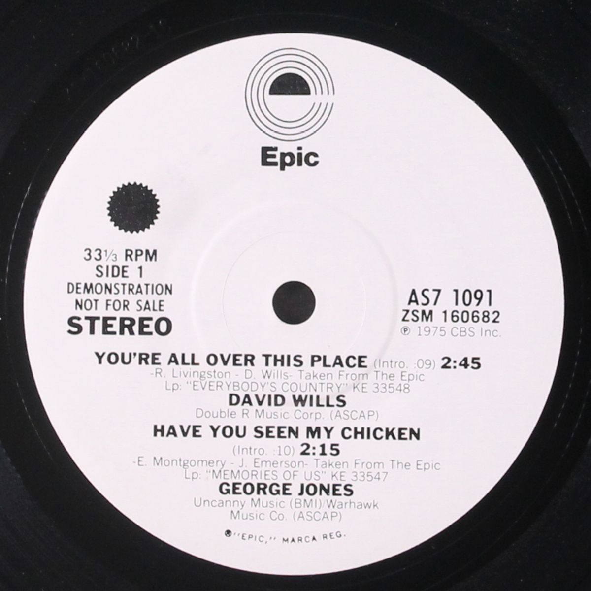 have you seen my chicken + 3 by GEORGE JONES/ ETC.