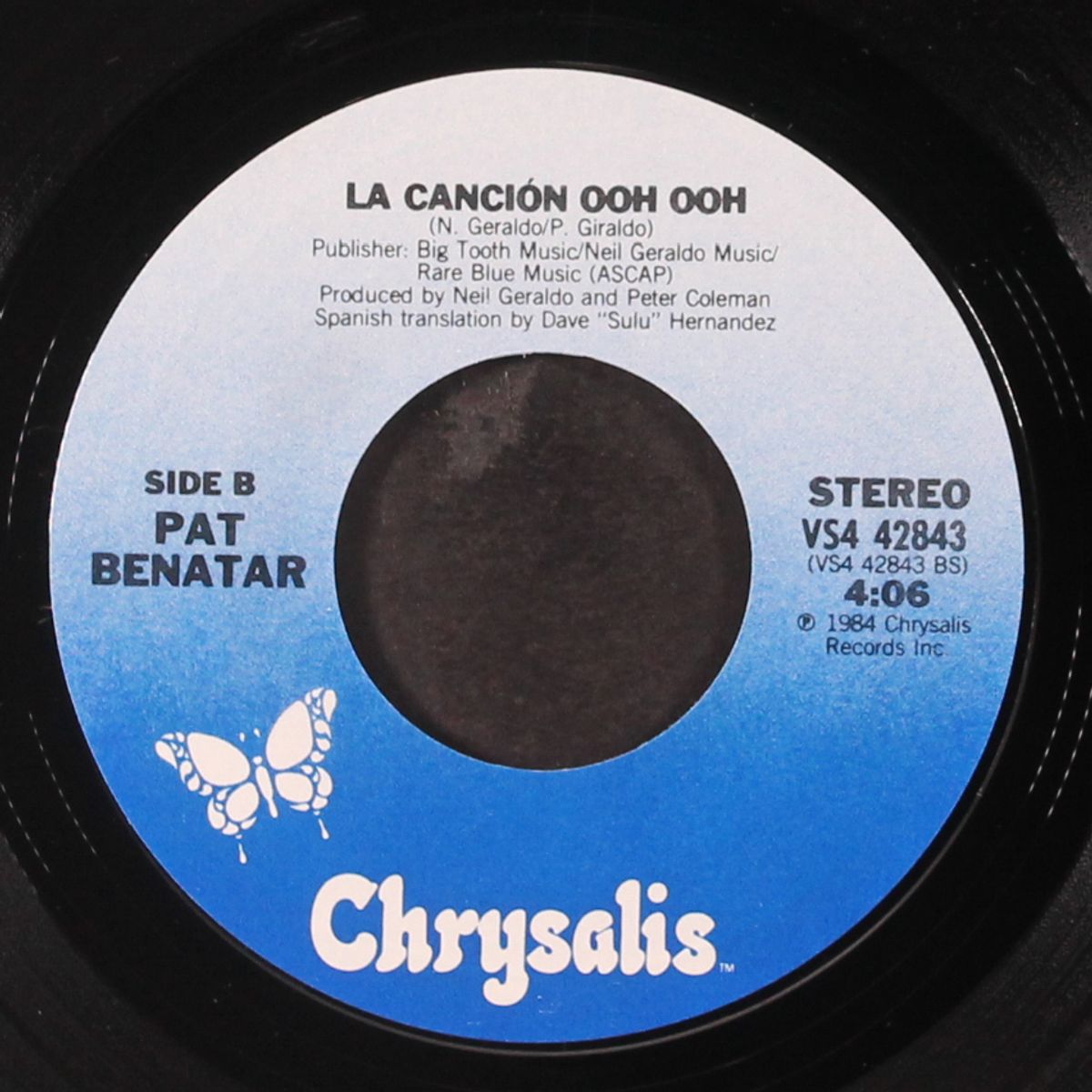 ooh ooh song / la cacion ooh ooh by PAT BENATAR