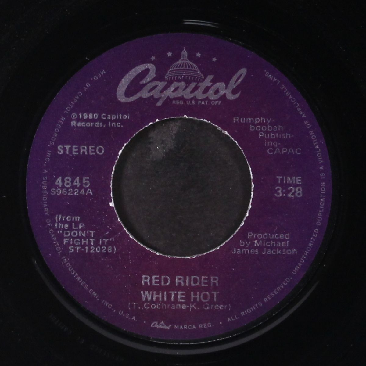 white hot / avenue a by RED RIDER