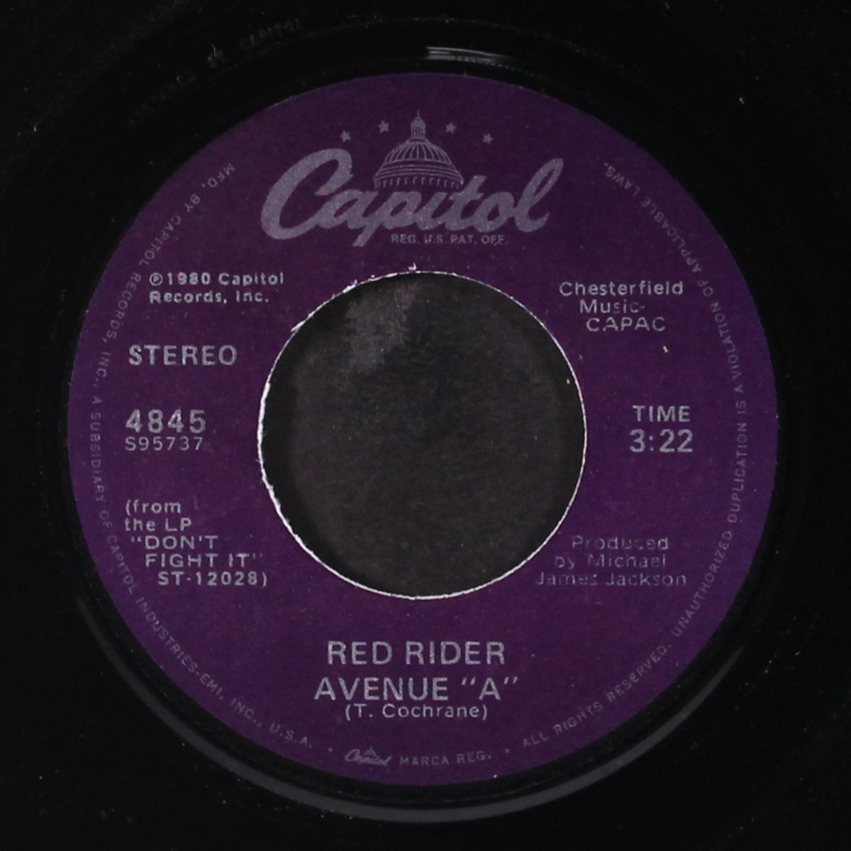white hot / avenue a by RED RIDER