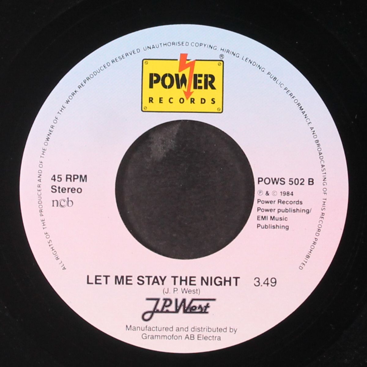 don't wanna dance no more by J.P. WEST