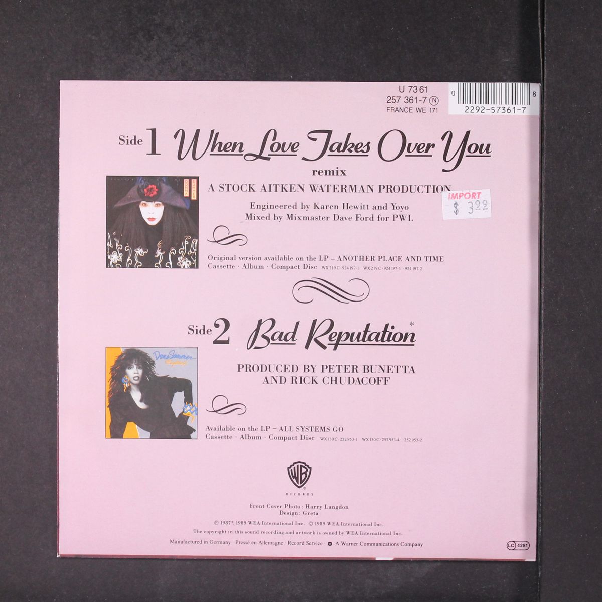 when love takes over you by DONNA SUMMER