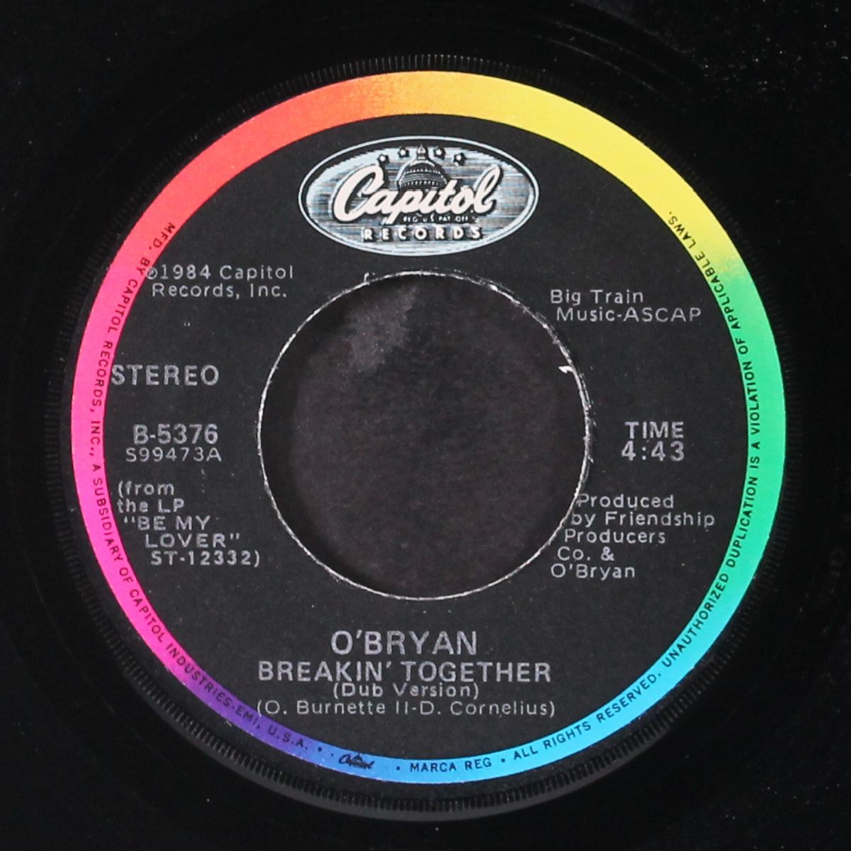 breakin' together / dub ver. by O'BRYAN