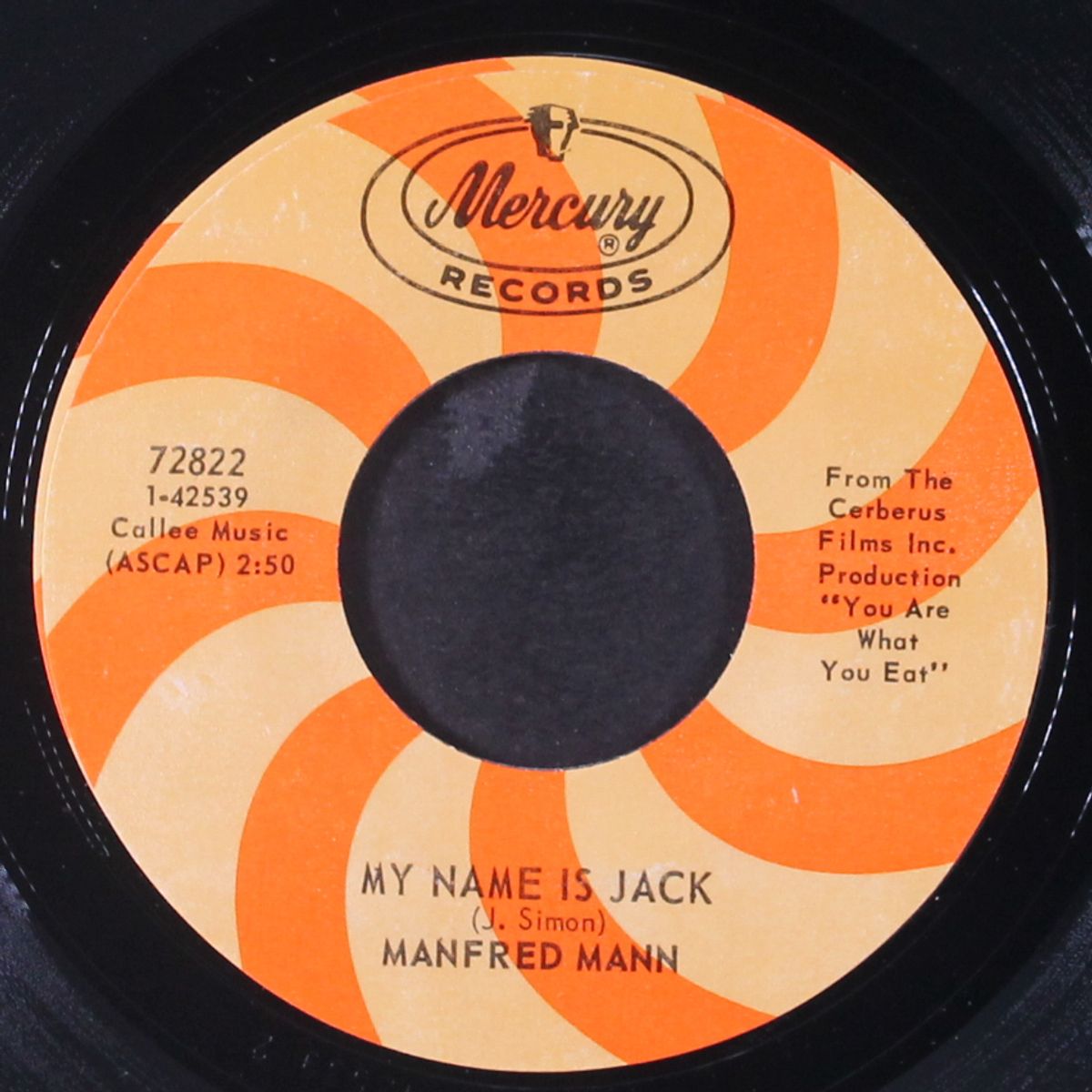 my name is jack / there is a man by MANFRED MANN