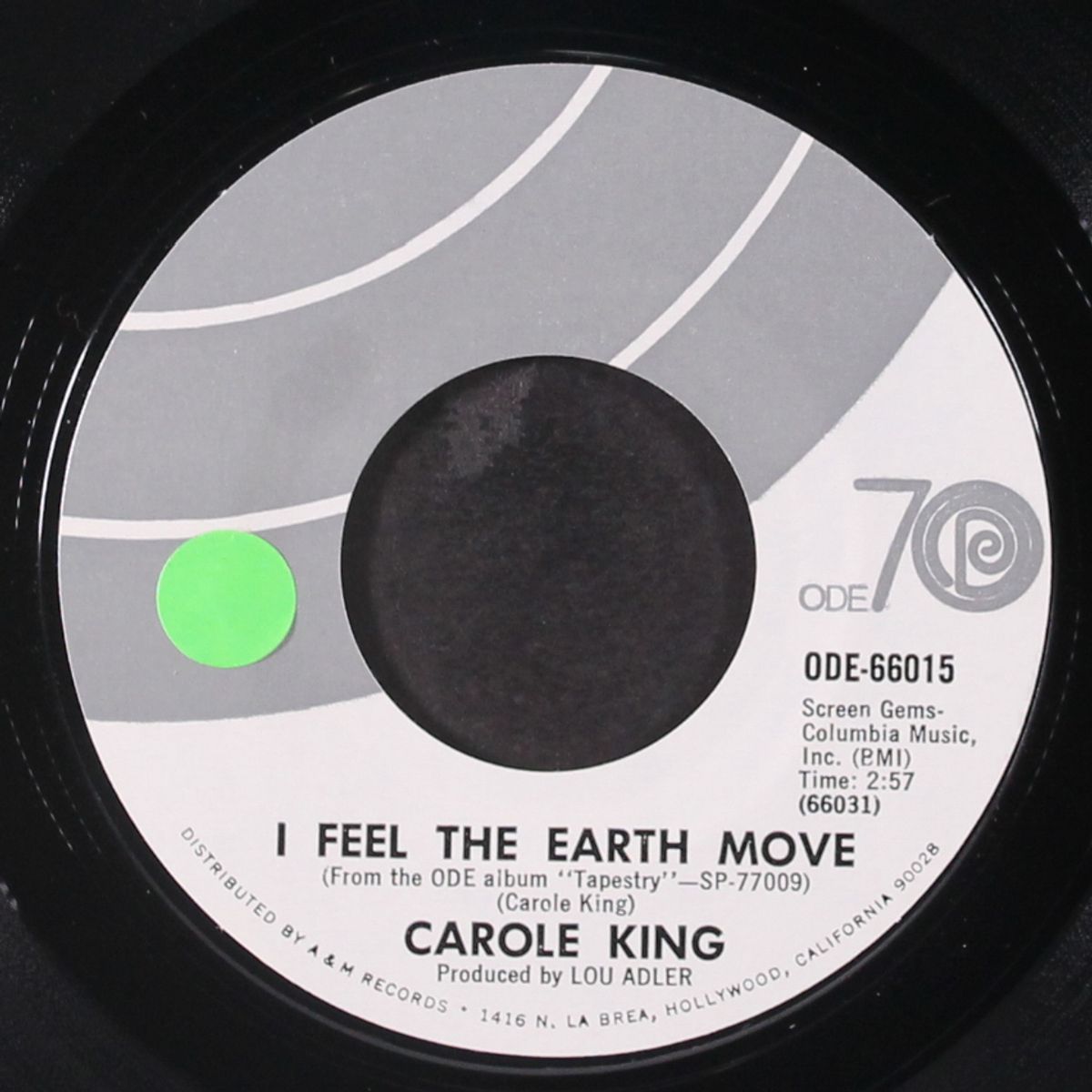 it's too late / i feel the earth move by CAROLE KING