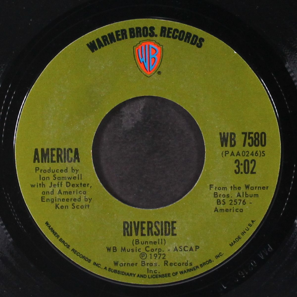 i need you / riverside by AMERICA
