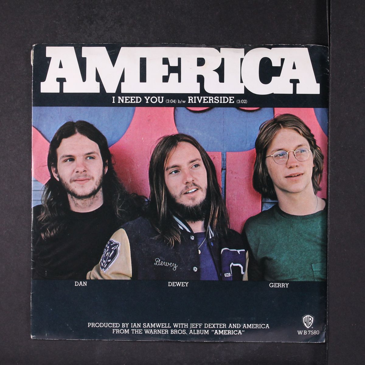 i need you / riverside by AMERICA