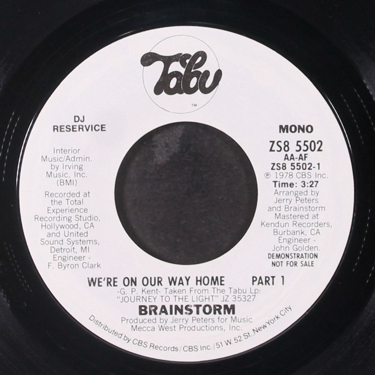 we're on our way home / mono by BRAINSTORM