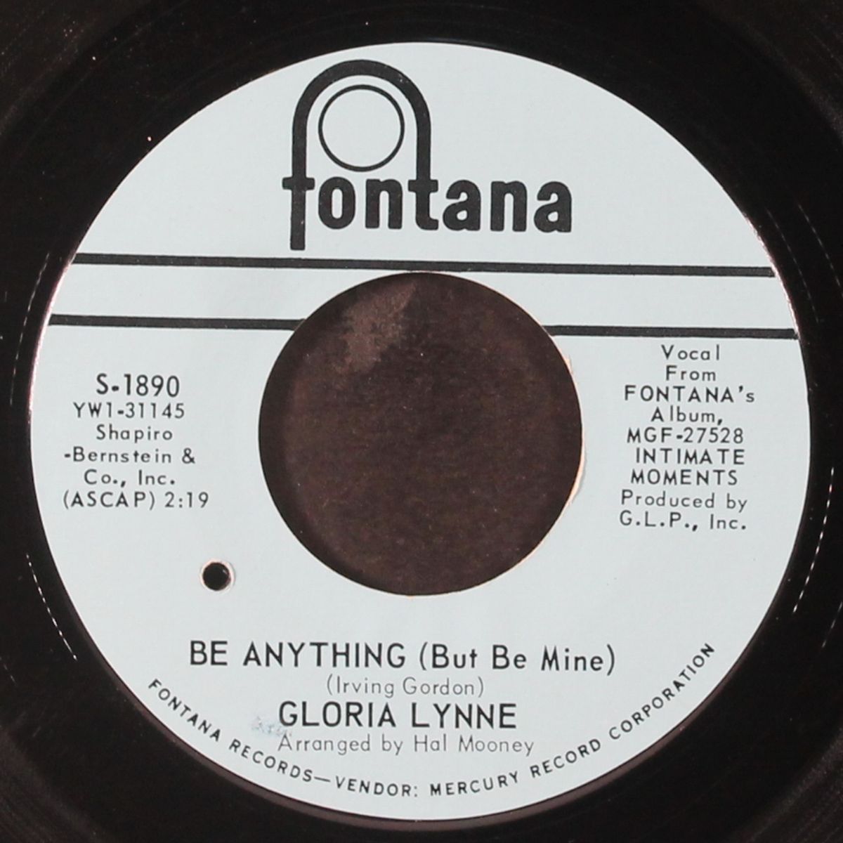 be anything / soul serenade by GLORIA LYNNE