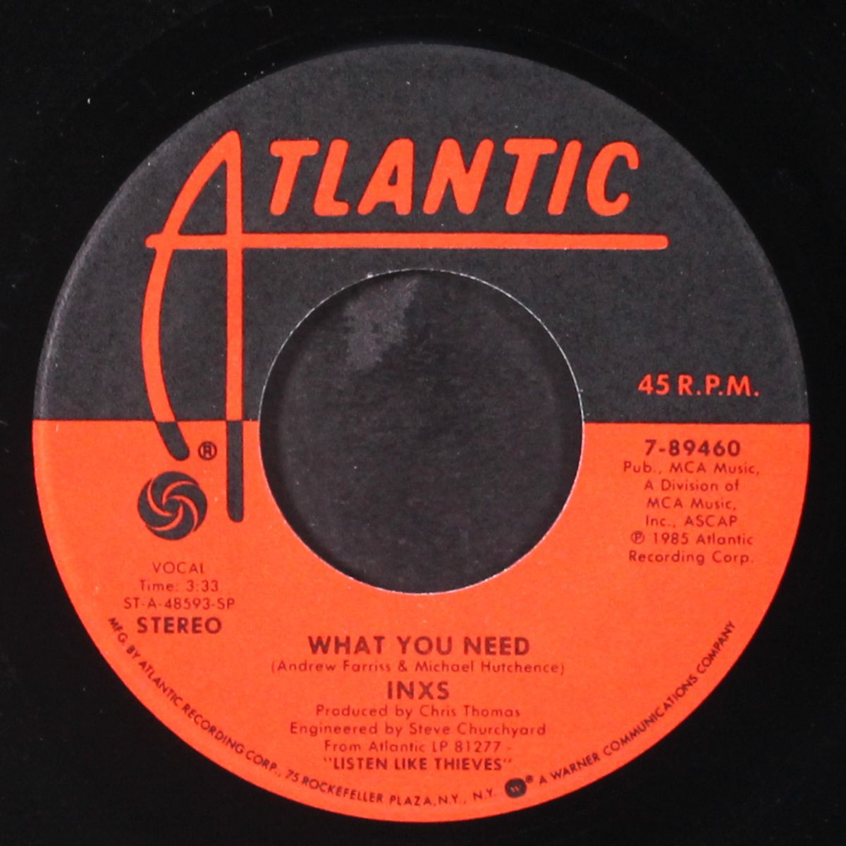 what you need / sweet as sin by INXS