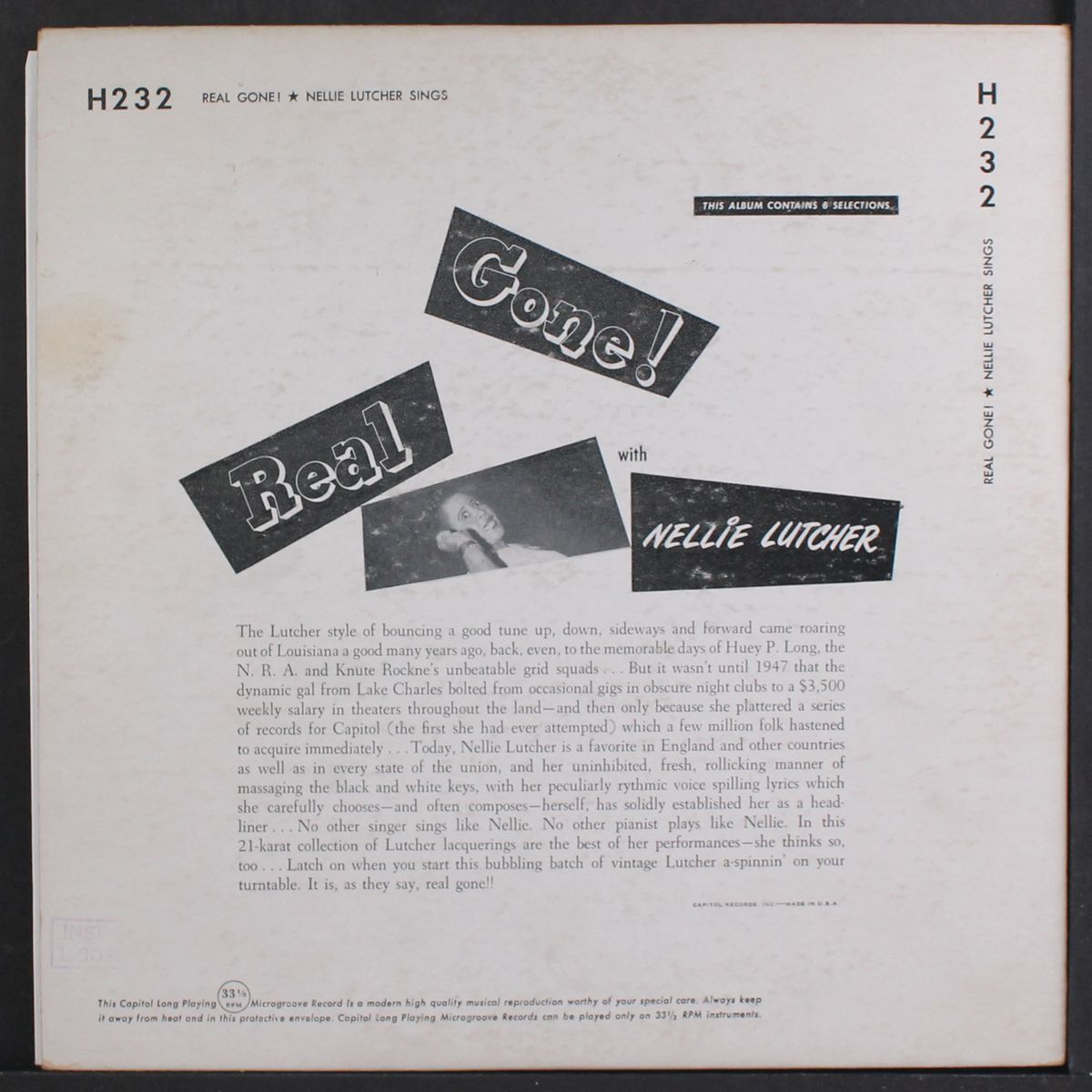 real gone by NELLIE LUTCHER