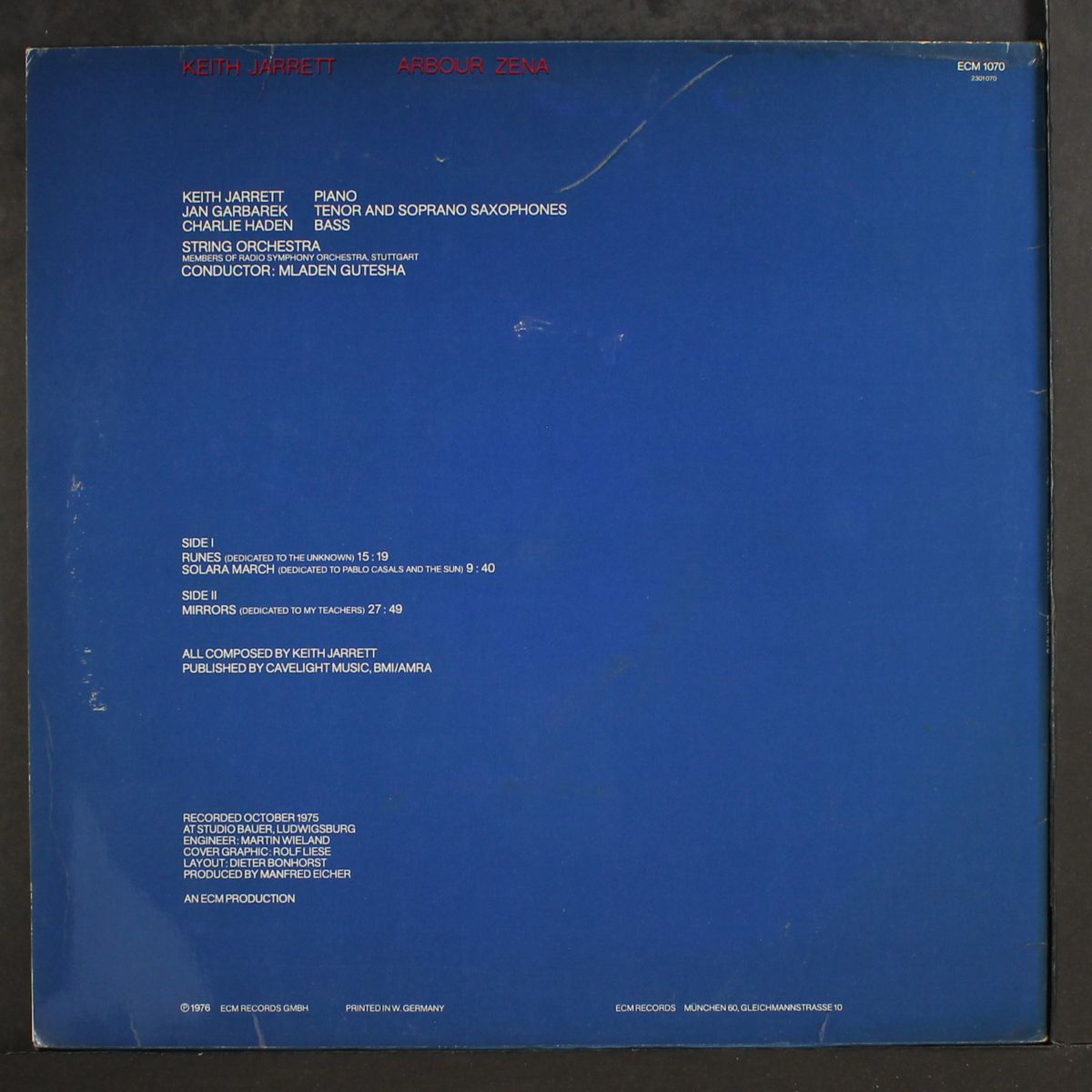 arbour zena by KEITH JARRETT