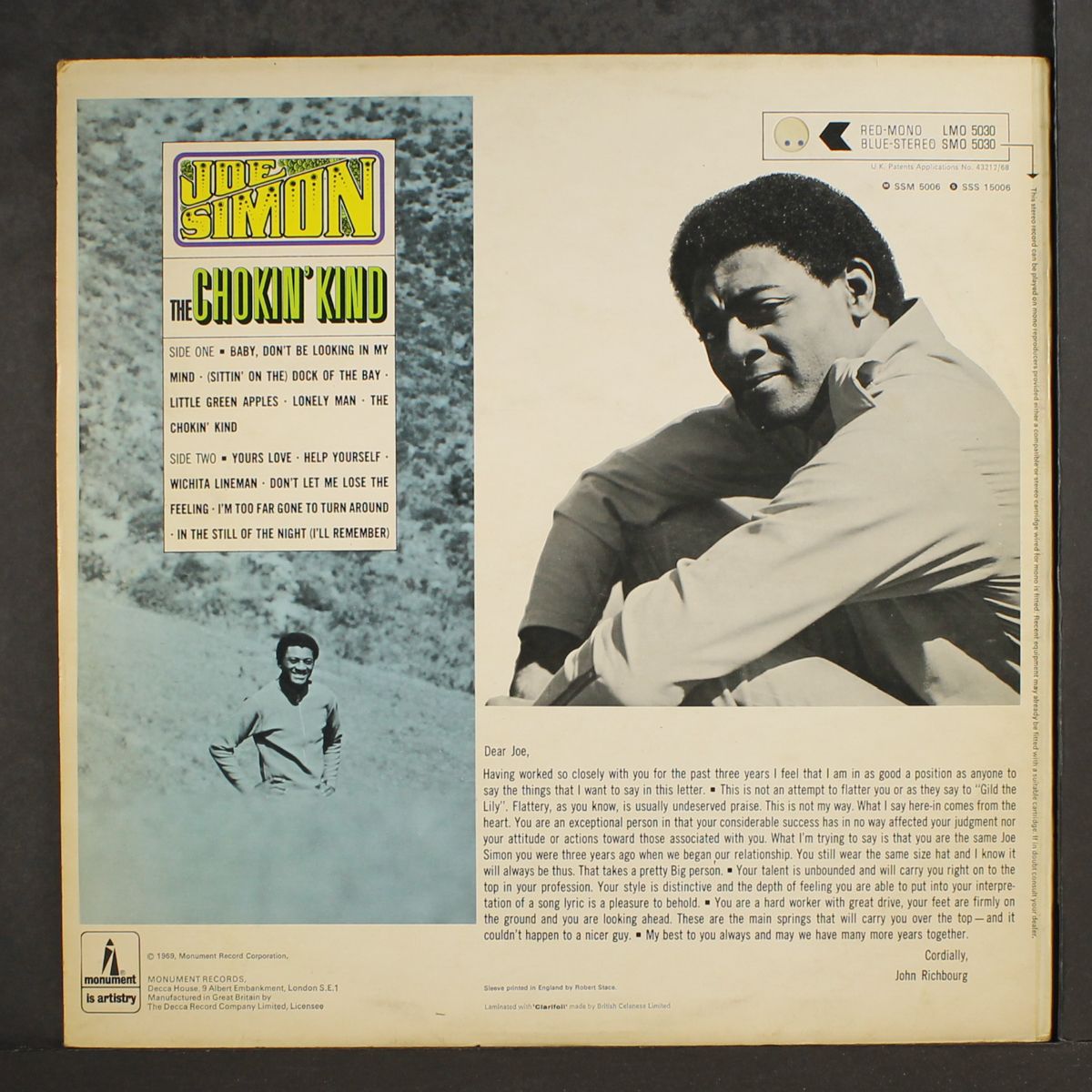 the chokin' kind by JOE SIMON