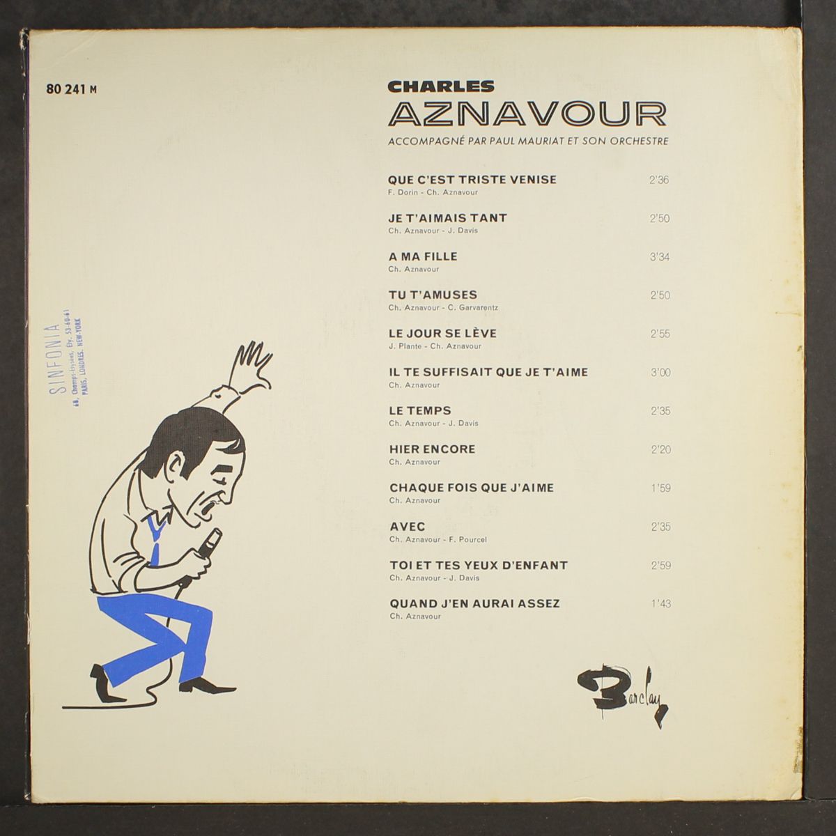 charles aznavour by CHARLES AZNAVOUR